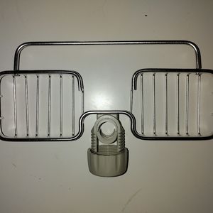 Kitchen faucet sponge holder